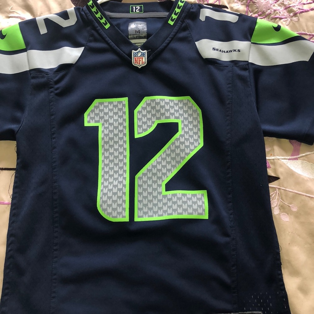 Seahawks fan jersey